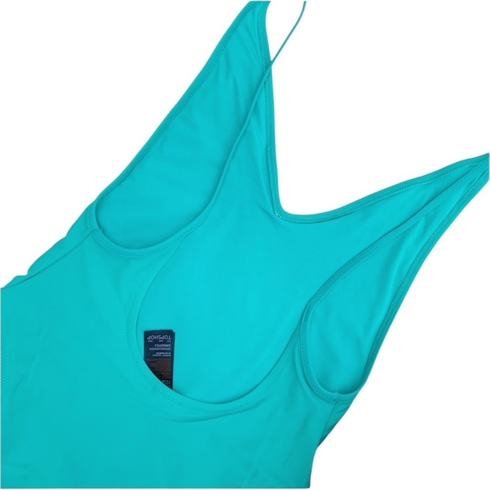 Topshop Teal One-Piece Swimsuit - Picture 6 of 7